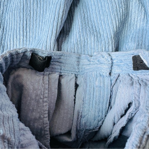 MORLEY girl's blue corded trouser corduroy ribbed wide leg pants D - Picture 9 of 9